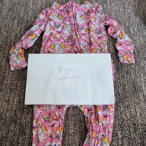 Posh Peanut Lisa Frank Angel Kitty Footie pajamas